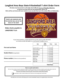 Langford Area Boys State B Basketball T