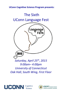 The Sixth UConn Language Fest