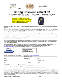 Spring Chicken Festival 5K