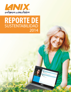 Reporte Sustentabilidad 2014