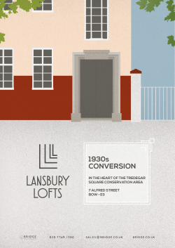 Brochure PDF - Lansbury Lofts