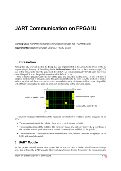 UART Communication on FPGA4U