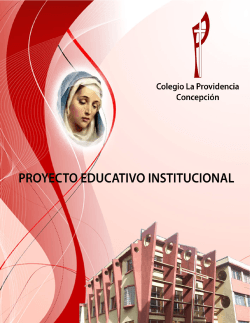 proyecto educativo institucional - Colegio La Providencia ConcepciÃ³n