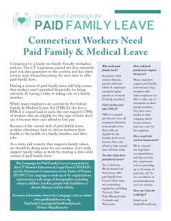 Paid Family Leave Information Packet