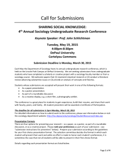 2015 Call for Papers
