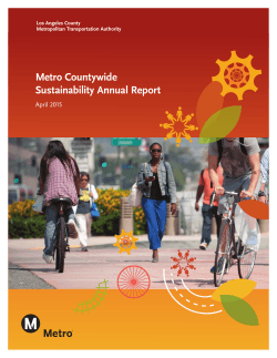 Metro Countywide Sustainability Annual Report