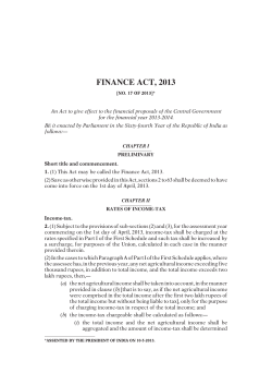 Finance Act,2013 (PDF File)