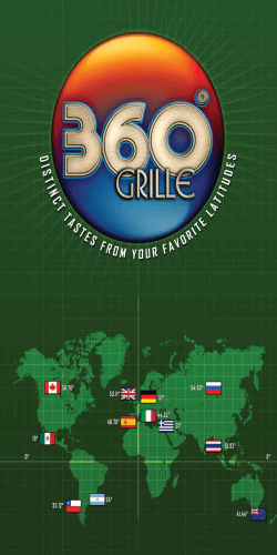 View Our Menu - Latitude 360