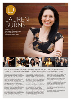 profile flyer - Lauren Burns