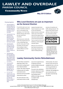 May 2015 - Lawley and Overdale Parish Council