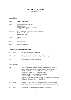 here - School of Law (SMU) - Singapore Management University