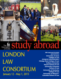 London Law Consortium Brochure - UK College of Law