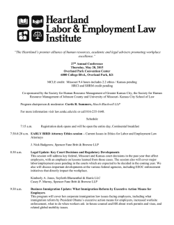 2000 employee benefits institute - UMKC School of Law