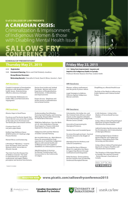 Sallows Fry Conference 2015