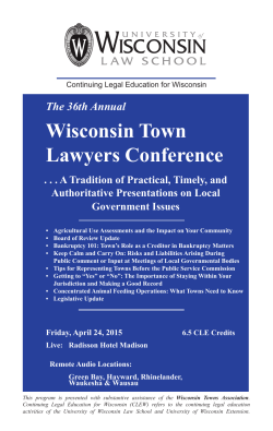 Wisconsin Town Lawyers Conference