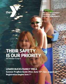 current brochure - Lower Bucks Family YMCA