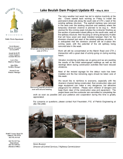 Update #3 - Lake Beulah Management District