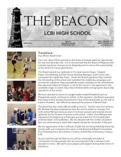 The Beacon, March 2015