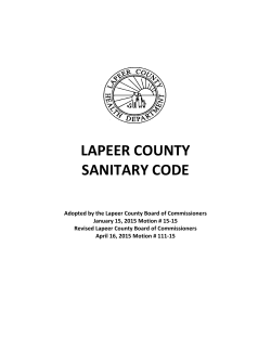 to View - Lapeer County Health Department