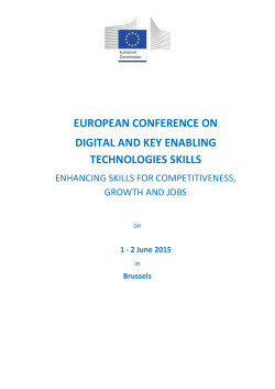 Agenda - European Conference on Digital and key