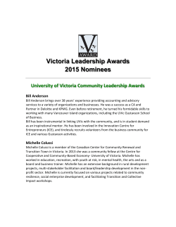 Nominees in 2015 - Leadership Victoria