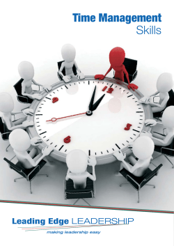Time Management Skills - Leading Edge Leadership