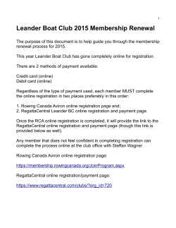 Membership Registration Guide for 2015