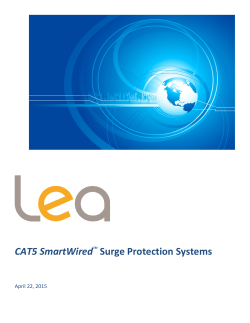 CAT5 SmartWired Surge Protection Systems