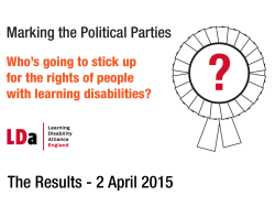 here - The Learning Disability Alliance