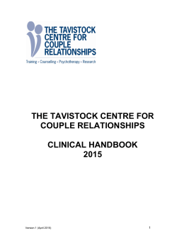 Clinical Handbook V.1 April 2015 - TCCR Learning Hub