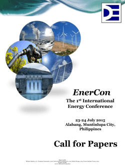 Call for Papers EnerCon