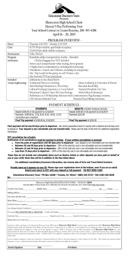 Hawaii Registration SCHS REG 28016