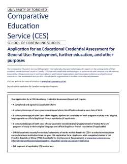 Educational Credential Assessment for General Use