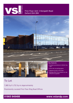 To Let - Oxford City Council