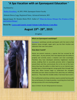 August 19th- 28th, 2015 - Leaves and Lizards Retreat