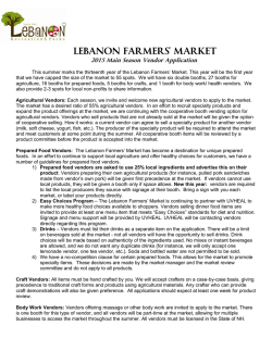 LEBANON FARMERS` MARKET
