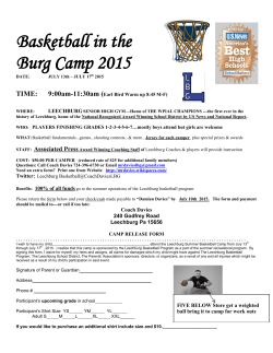 Basketball in the Burg Camp 2015