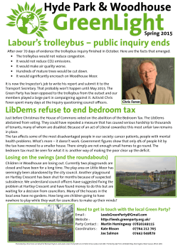 newsletter - Leeds Green Party