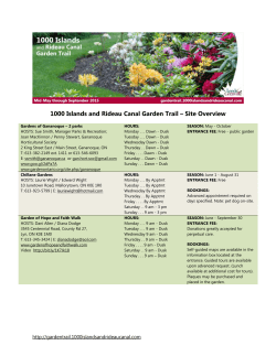 Overview of Garden Hours