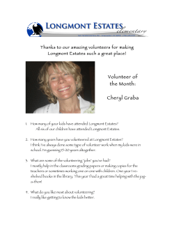 Cheryl Graba - Longmont Estates Elementary School