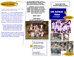 LHS Softball Clinic - Legacy High School