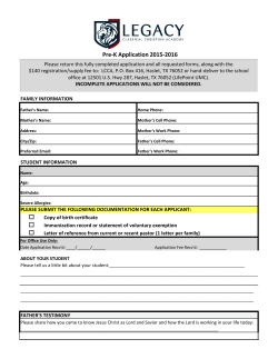 a Copy of the Application