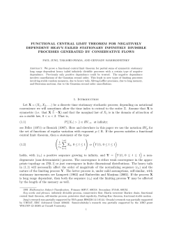 functional central limit theorem for negatively dependent heavy