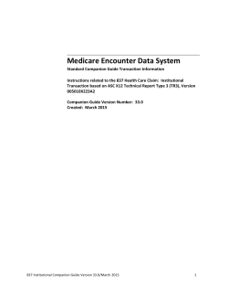 March 2015 Release EDCompanionGuide 837I