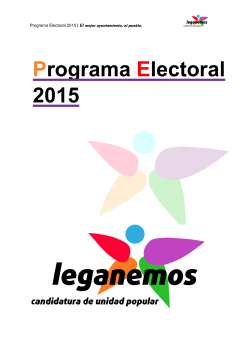 Programa Leganemos 2015