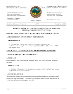 2015-03-24 Council Agenda Packet