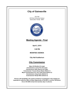 City Commission on 2015-04
