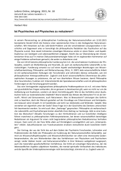 PDF-Download - Leibniz-SozietÃ¤t der Wissenschaften zu Berlin eV