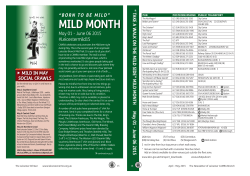 MILD MONTH - Leicester CAMRA
