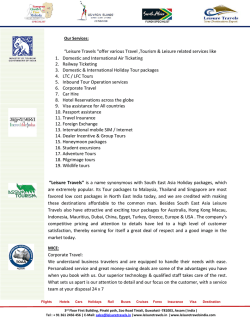 Individual - Leisure Travels India